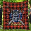 Quilt - Rob Roy MacGregor Ancient Tartan Premium Quilt Celtic Scottish Warrior A7