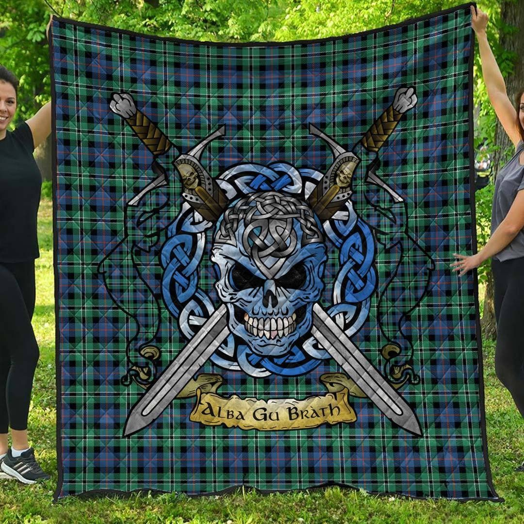 Quilt - Rose Hunting Ancient Tartan Premium Quilt Celtic Scottish Warrior A7 Quilt - Rose Hunting Ancient Tartan Premium Quilt Celtic Scottish Warrior A7