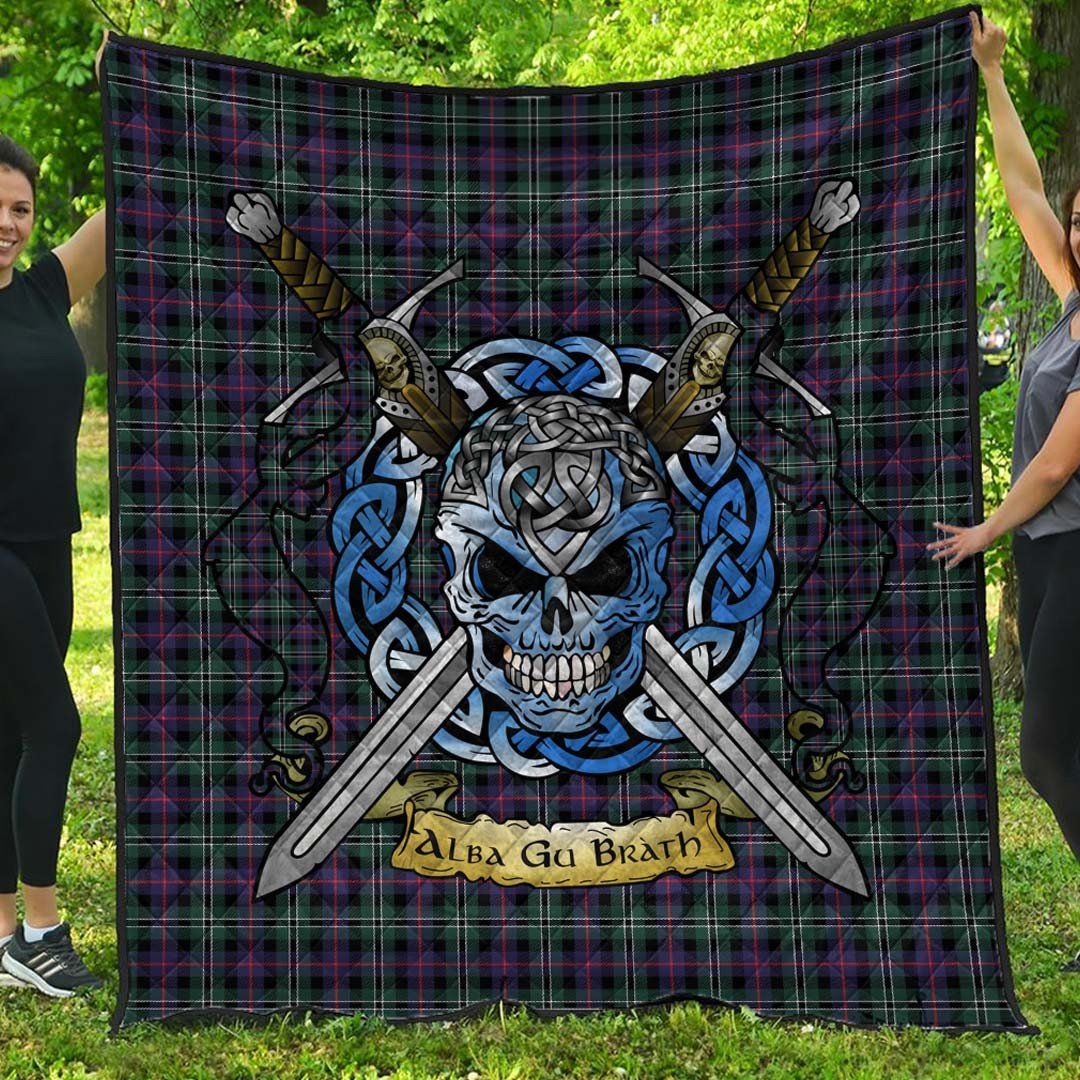 Quilt - Rose Hunting Modern Tartan Premium Quilt Celtic Scottish Warrior A7 Quilt - Rose Hunting Modern Tartan Premium Quilt Celtic Scottish Warrior A7