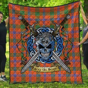 Quilt - Ross Ancient Tartan Premium Quilt Celtic Scottish Warrior A7