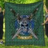 Quilt - Ross Hunting Ancient Tartan Premium Quilt Celtic Scottish Warrior A7