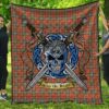 Quilt - Scott Ancient Tartan Premium Quilt Celtic Scottish Warrior A7