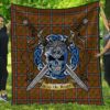 Quilt - Seton Hunting Modern Tartan Premium Quilt Celtic Scottish Warrior A7