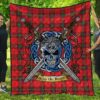 Quilt - Seton Modern Tartan Premium Quilt Celtic Scottish Warrior A7