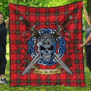Quilt - Seton Modern Tartan Premium Quilt Celtic Scottish Warrior A7
