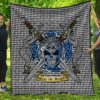 Quilt - Shepherd Tartan Premium Quilt Celtic Scottish Warrior A7