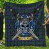 Quilt - Sinclair Hunting Modern Tartan Premium Quilt Celtic Scottish Warrior A7