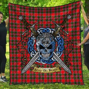 Quilt - Spens Modern Tartan Premium Quilt Celtic Scottish Warrior A7
