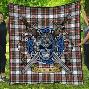 Quilt - Stewart Dress Modern Tartan Premium Quilt Celtic Scottish Warrior A7