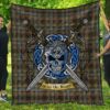 Quilt - Stewart Hunting Weathered Tartan Premium Quilt Celtic Scottish Warrior A7