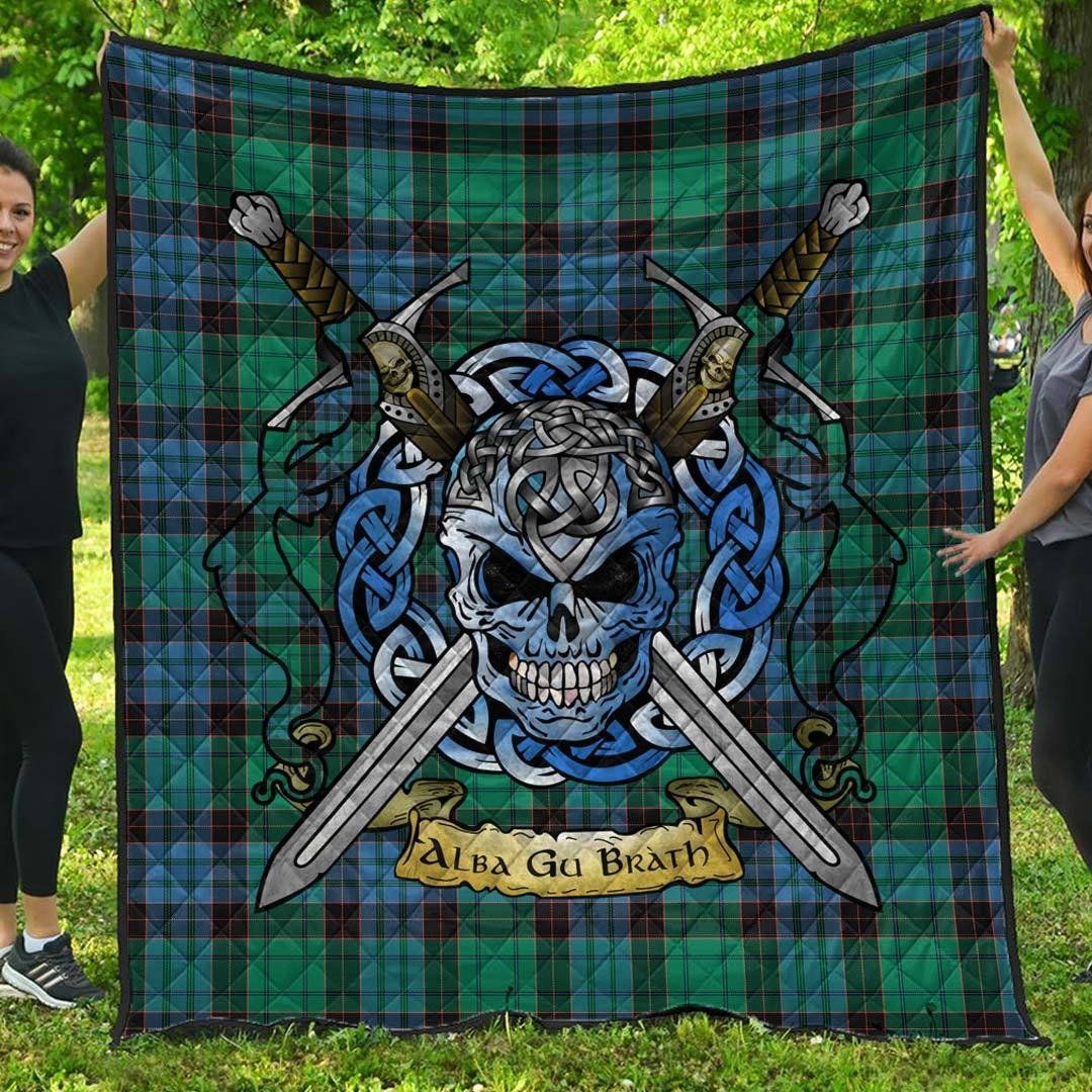 Quilt - Stewart Old Ancient Tartan Premium Quilt Celtic Scottish Warrior A7 Quilt - Stewart Old Ancient Tartan Premium Quilt Celtic Scottish Warrior A7