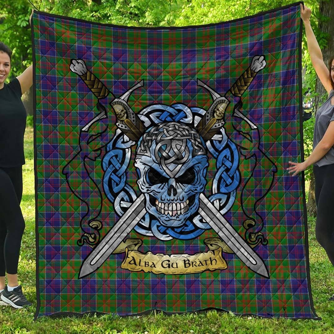 Quilt - Stewart of Appin Hunting Modern Tartan Premium Quilt Celtic Scottish Warrior A7 Quilt - Stewart of Appin Hunting Modern Tartan Premium Quilt Celtic Scottish Warrior A7