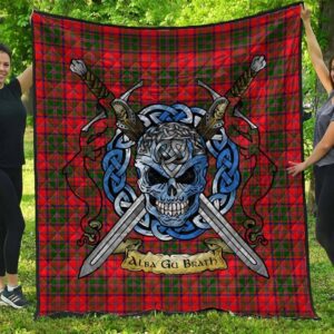 Quilt - Stewart of Appin Modern Tartan Premium Quilt Celtic Scottish Warrior A7
