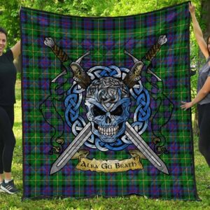 Quilt - Tait Modern Tartan Premium Quilt Celtic Scottish Warrior A7