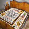 Quilt To My Daughter Mom Sunflower Quilt Dhc281110876Dd