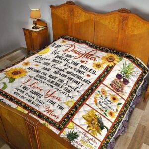Quilt To My Daughter Mom Sunflower Quilt Dhc281110876Dd