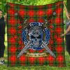 Quilt - Turnbull Dress Tartan Premium Quilt Celtic Scottish Warrior A7