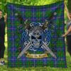 Quilt - Turnbull Hunting Tartan Premium Quilt Celtic Scottish Warrior A7