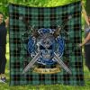 Quilt - Wallace Hunting Ancient Tartan Premium Quilt Celtic Scottish Warrior A7