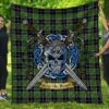 Quilt - Webster Tartan Premium Quilt Celtic Scottish Warrior A7