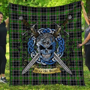 Quilt - Webster Tartan Premium Quilt Celtic Scottish Warrior A7
