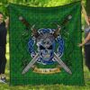 Quilt - Wexford County Tartan Premium Quilt Celtic Scottish Warrior A7