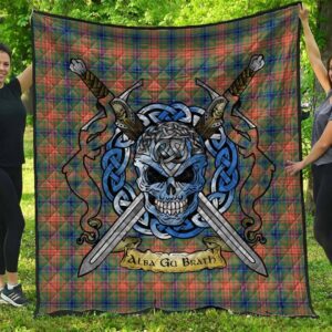 Quilt - Wilson Ancient Tartan Premium Quilt Celtic Scottish Warrior A7