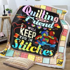 Quilting With A Friend Dz Gs-Nt1302Tl Fleece Blanket