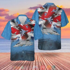 Raf Historical Tornado Gr4 Hawaiian Shirt
