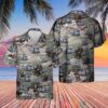 Raf The Puma Hc Mk2 Green Hawaiian Shirt