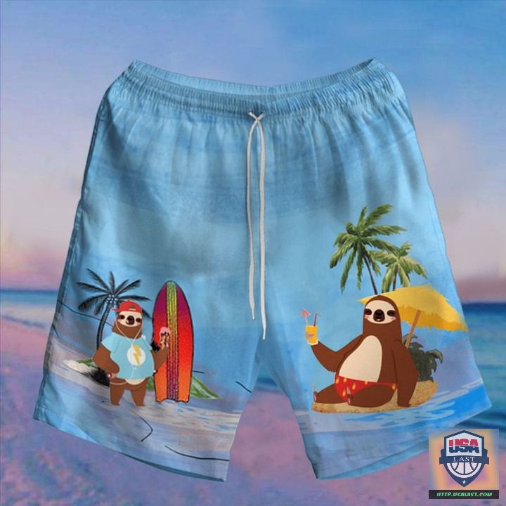 RBGRSQyC-T250522-11xxxSloth-Beach-Holiday-Hawaiian-Shirt-Beach-Short-1