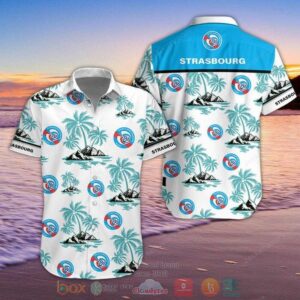 Rc Strasbourg Alsace Hawaiian Shirt