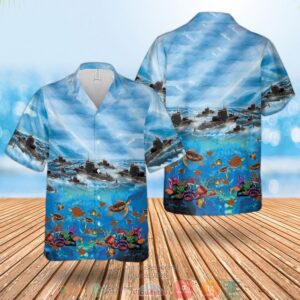Rn Astute Class Submarine Astute S119 Hawaiian Shirt