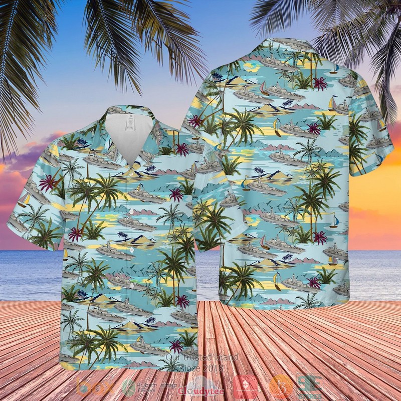Rn Duke Class Type 23 Frigate Hawaiian Shirt Rn Duke Class Type 23 Frigate Hawaiian Shirt