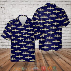 Rn Faa Zig Zag Pilot Wings Badge Hawaiian Shirt