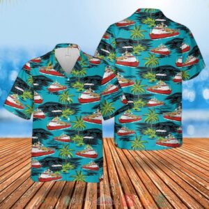 Rn Hms Protector A173 Hawaiian Shirt
