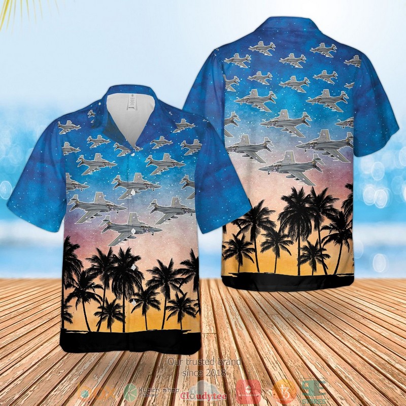 Rn Historical Blackburn Buccaneer Hawaiian Shirt Rn Historical Blackburn Buccaneer Hawaiian Shirt