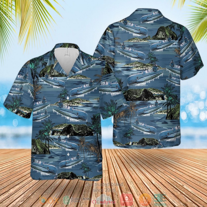 Rn Historical British S-Class Submarine Hawaiian Shirt Rn Historical British S-Class Submarine Hawaiian Shirt
