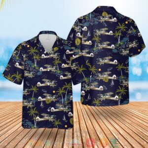 Rn Historical Fairey Swordfish Hawaiian Shirt