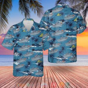 Rn Historical Ton-Class Minesweeper Hawaiian Shirt
