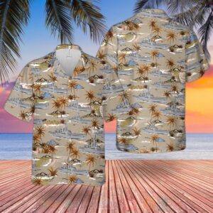 Rn Leander-Class Type 12L Frigate Hawaiian Shirt