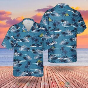 Rn Rfa Wave Knight A389 Fast Fleet Tanker Hawaiian Shirt