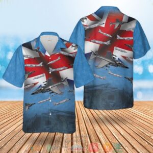 Rn Sea Harrier Frs.1-Fa 2 Combat Aircraft Hawaiian Shirt