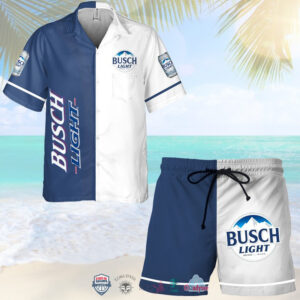 Busch Light Hawaiian Shirt Beach Short