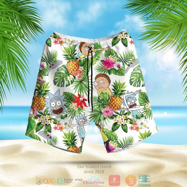 Rick_and_Morty_pineapple_Hawaiian_Shirt_Shorts_1_2-768x768-1