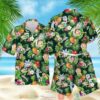 Rick And Morty Pineapple Green Hawaiian Shirt
