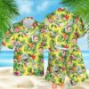 Rick And Morty Pineapple Yellow Hawaiian Shirt