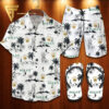 Rolex Classic Version Hawaiian Shirt Beach Shorts And Flip Flops
