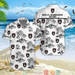 Rouen Normandie Rugby Hawaiian Shirt