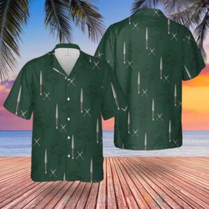 Royal Marines Commando Dagger Hawaiian Shirt